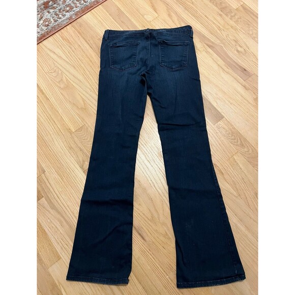 Just Black Jeans Womens 30 Flare Bootcut Stretch Denim Made in USA - Picture 4 of 5